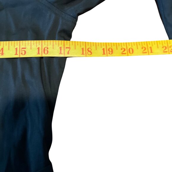 UNTUCKit Angelina Dress Shirt Dress with Belt Long Sleeve Black Size 2 - Picture 3 of 6